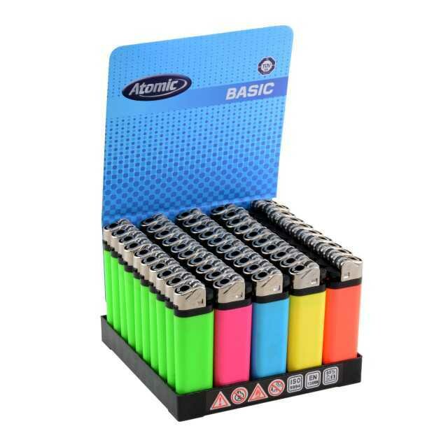 Accendino Pietrina ATOMIC Neon Assortiti scx50pz