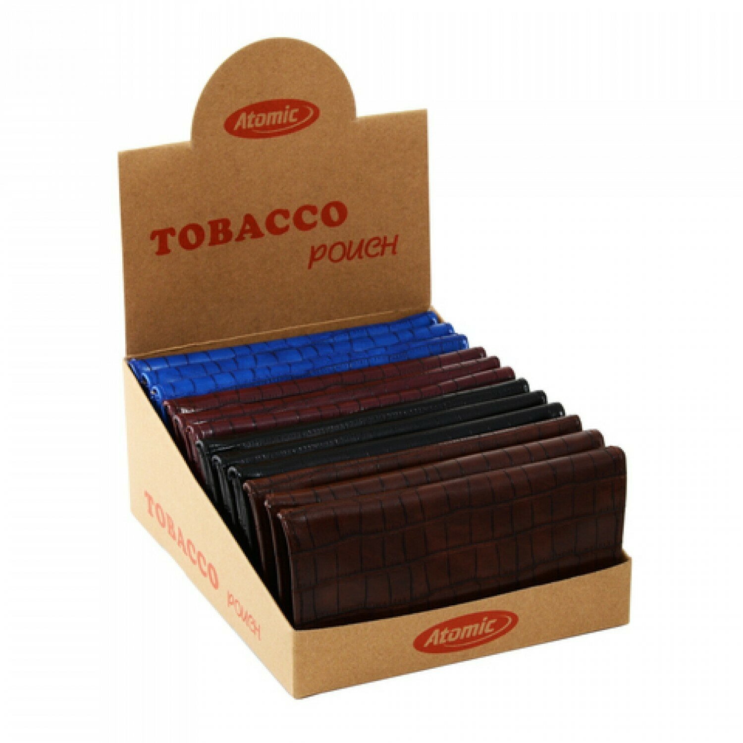ATOMIC Portatabacco Simil Pelle XL 4 Colori Assortiti