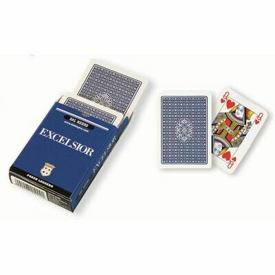 DAL NEGRO Carte da Poker EXCELSIOR BLU