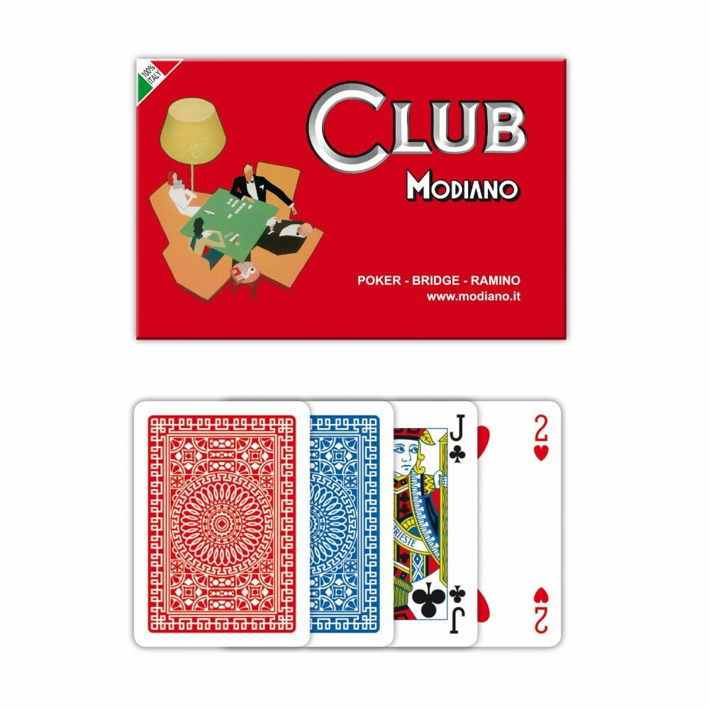 MODIANO Carte da Poker Bridge Ramino CLUB