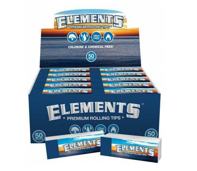 ELEMENTS Filtri Carta In Blocchetto Wide Tips Unperforated scx50pz