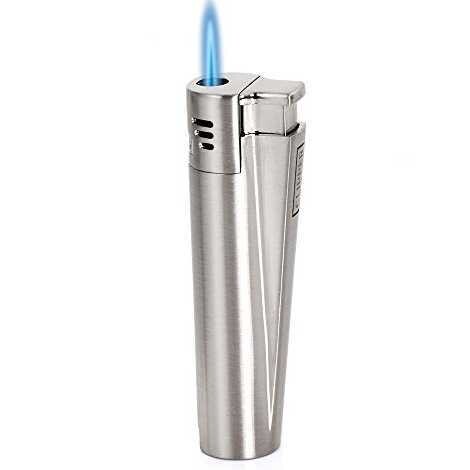 Accendino CLIPPER Micro METAL JET Flame Antivento x1pz con Custodia