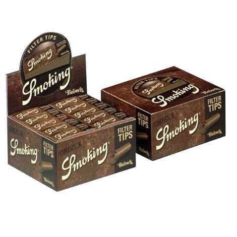 SMOKING Filtri Carta BROWN in Blocchetto scx50pz