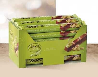LINDT Snack Lindor Pistacchio 38gr scx24pz