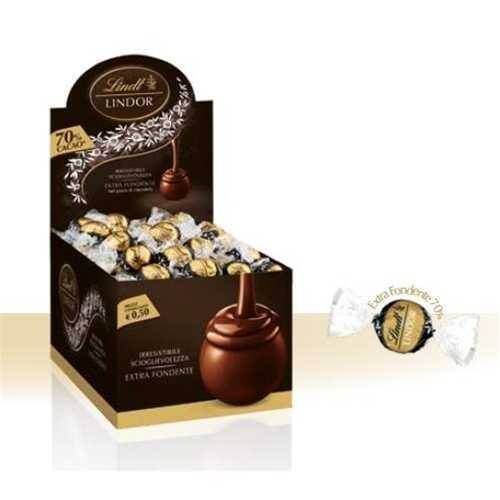 LINDT Expo Boules Extra Fondente 70% 12,5gr scx96pz