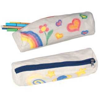 Astuccio GOKI in Tessuto Bianco da Decorare x1pz