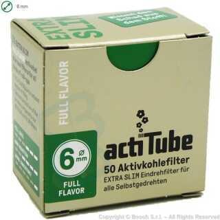 ACTITUBE Filtri 6mm Ast. CARBONE ATTIVO 50ff scx10pz