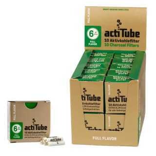 ACTITUBE Filtri 6mm Ast. CARBONE ATTIVO 10ff scx20pz
