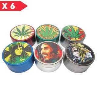 GRINDER Foglia Metal COLOR 3 Parti 55x40mm scx6pz
