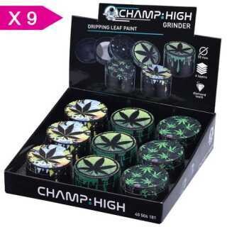 GRINDER CHAMP Metal LEAF 4 Parti 50x37mm scx9pz