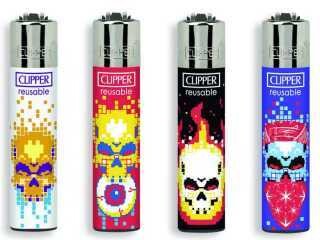 Accendino CLIPPER Micro PIXEL DEATH V scx48pz