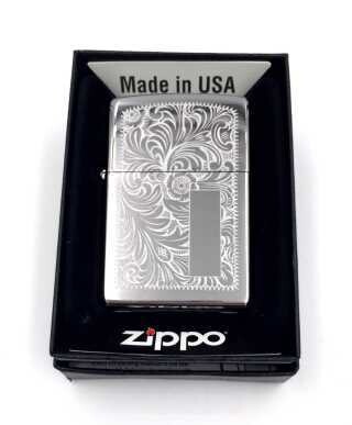 Accendino Benzina ZIPPO Veneziano Cromo