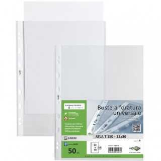 Buste SEI ROTA Foratura Universale LISCIA 15x21cm 10gr scx25pz