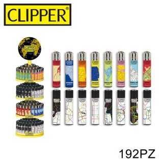 Accendino CLIPPER Large Expo WORLD MAPS scx192pz