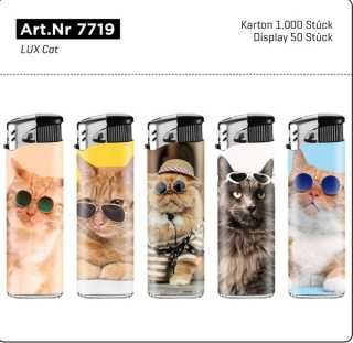 Accendino Elettronico LUX Gatto Ricaricabile scx50pz