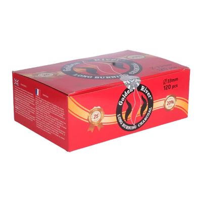 GOLDEN RIVER Carbone per Narghile' Lunga Durata scx10pz + 2 gratis GOLDEN RIVER Carbone per Narghile' Lunga Durata scx10pz + 2 gratis