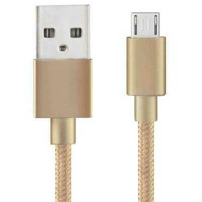 LILLI Ricarica CAVO RINFORZATO MICRO USB GOLD x1pz LILLI Ricarica CAVO RINFORZATO MICRO USB GOLD x1pz
