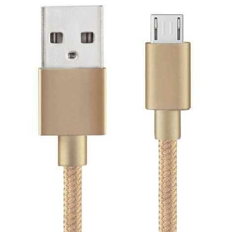 LILLI Ricarica CAVO RINFORZATO MICRO USB GOLD x1pz LILLI Ricarica CAVO RINFORZATO MICRO USB GOLD x1pz