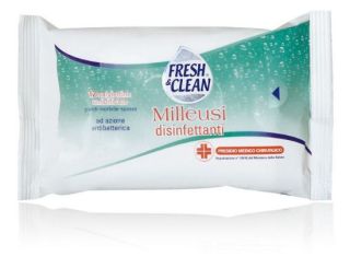 FRESH&amp;CLEAN Salviette Umide DISINFETTANTI IGIENIZZANTI x12pz