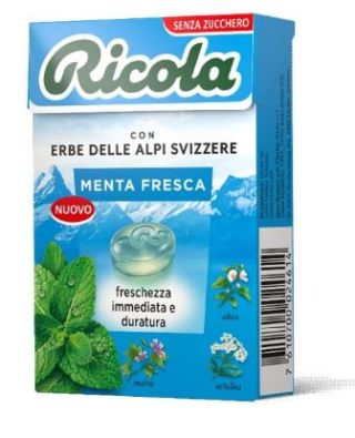 RICOLA Astuccio Menta Fresca 50gr SZ scx20pz RICOLA Astuccio Menta Fresca 50gr SZ scx20pz