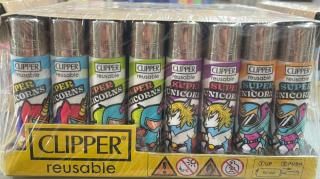 Accendino CLIPPER Large SUPER UNICORNS scx48pz