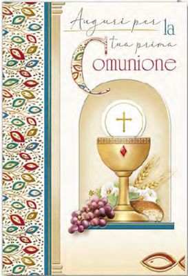 Biglietti Augurali Comunione 3 Sogg. 12Unt Biglietti Augurali Comunione 3 Sogg. 12Unt