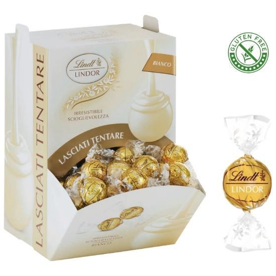LINDT Boules LINDOR BIANCO 96pz Bocca di Lupo LINDT Boules LINDOR BIANCO 96pz Bocca di Lupo