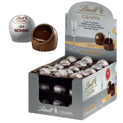 LINDT Praline 45pz Grappa Nonino 70% Cacao
