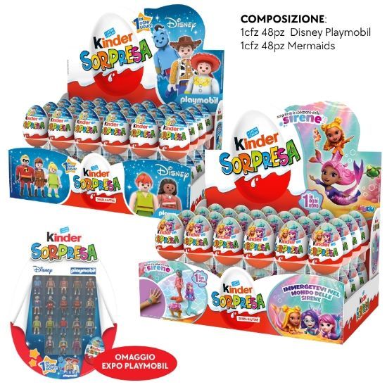 FERRERO Kit Ovetto Sorpresa 96pz + Omaggio