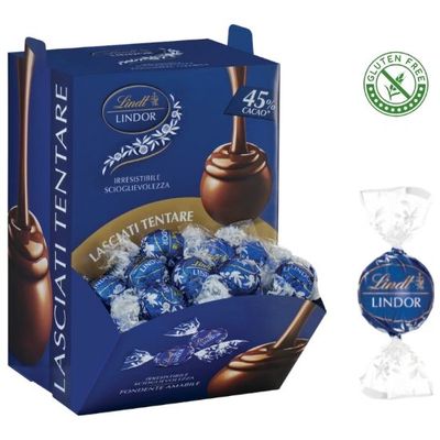 LINDT Boules LINDOR FONDENTE 45% 96pz Bocca di Lupo