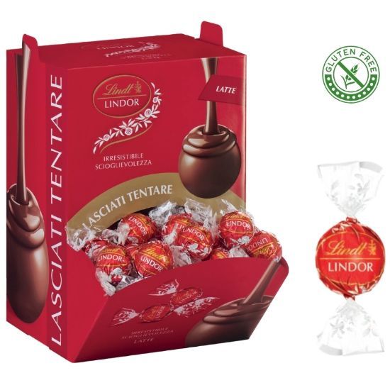 LINDT Boules LINDOR LATTE 96pz Bocca di Lupo
