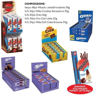 MILKA Combo Bar 146+24pz Assortiti