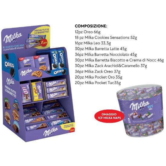 MILKA Expo Milka&amp;Oreo 248pz + Naps 207pz