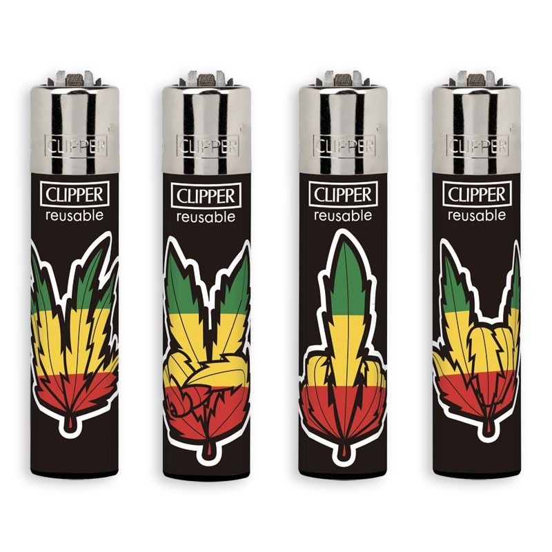Accendino CLIPPER Large GREEN HANDS scx48pz Accendino CLIPPER Large GREEN HANDS scx48pz