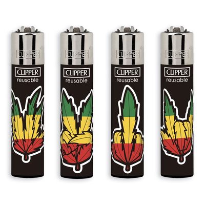 Accendino CLIPPER Large GREEN HANDS scx48pz Accendino CLIPPER Large GREEN HANDS scx48pz