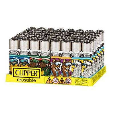 Accendino CLIPPER Large PILOT ANIMALS scx48pz Accendino CLIPPER Large PILOT ANIMALS scx48pz