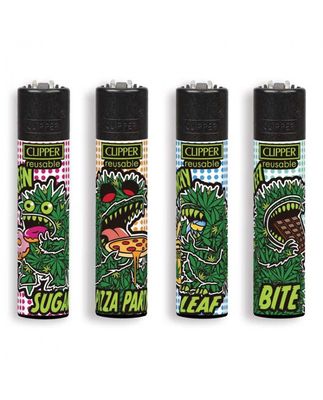 Accendino CLIPPER Large GREEN JUNK scx48pz Accendino CLIPPER Large GREEN JUNK scx48pz