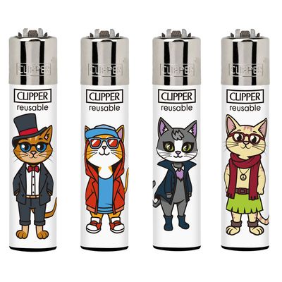 Accendino CLIPPER Large FELINE FASHION scx48pz Accendino CLIPPER Large FELINE FASHION scx48pz