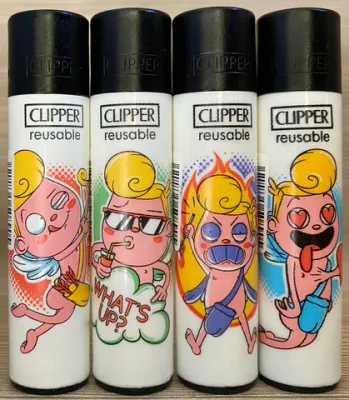 Accendino CLIPPER Large FUNNY CUPID scx48pz Accendino CLIPPER Large FUNNY CUPID scx48pz