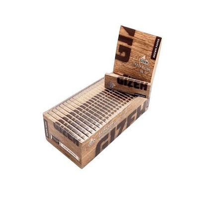 GIZEH Cartina Corta Singola BROWN PAPER ExtraFine scx50pz GIZEH Cartina Corta Singola BROWN PAPER ExtraFine scx50pz