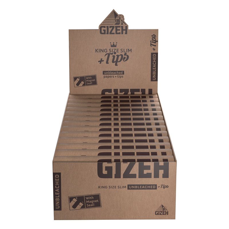 GIZEH Cartina Lunga KS Slim UNBLEACHED