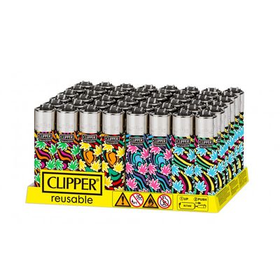 Accendino CLIPPER Large FLOW GRASS scx48pz