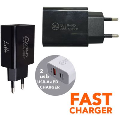 LILLI Caricatore Muro USB-A+C LILLI Caricatore Muro USB-A+C