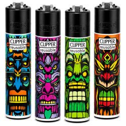 Accendino CLIPPER Large WEED TOTEMS scx48pz