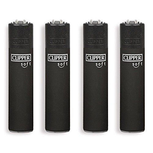 Accendino CLIPPER Large BLACK SOFT scx48pz