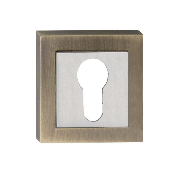 COMPLEMENTOS MANIVELAS CUADRADAS BOCALLAVE BRONCE NIQUEL SATINADO    OFERTA 1 Caja 10 Juegos.