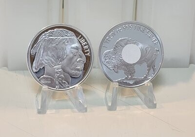 New 1oz .999 Fine Silver Round Coin - SMI Mint