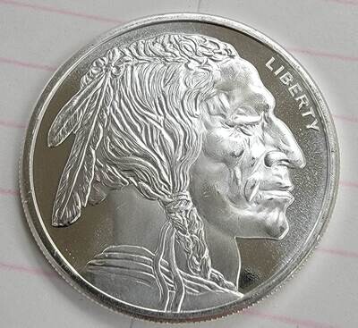 New 1oz .999 Fine Silver Round Coin - Golden State Mint