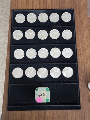 1994 American Silver Eagle Roll of 20