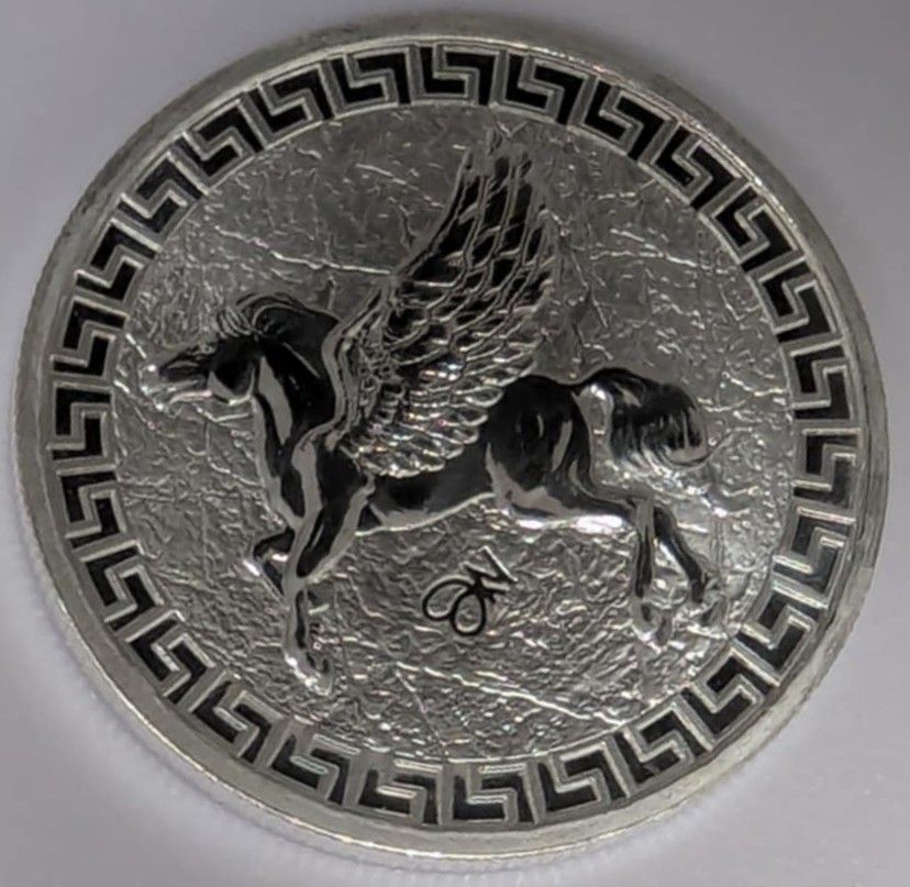 2022 1 oz St. Helena Silver Pegasus Coin